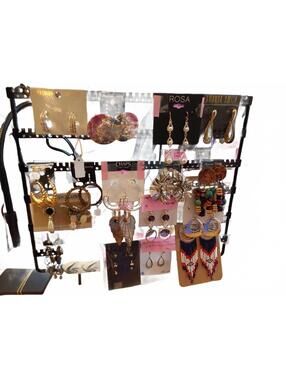 Large lot Vintage &  Costume Pierced Earrings - 18 pairs.